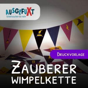 Zauberer-Wimpelkette