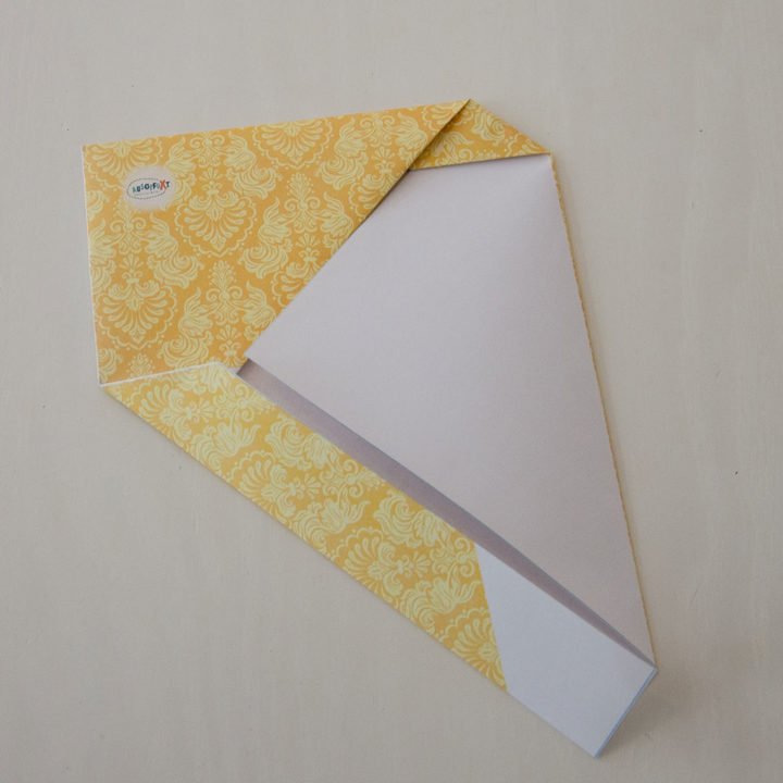 Briefumschlag falten: Anleitung und Druckvorlage - AUSGEFUXT