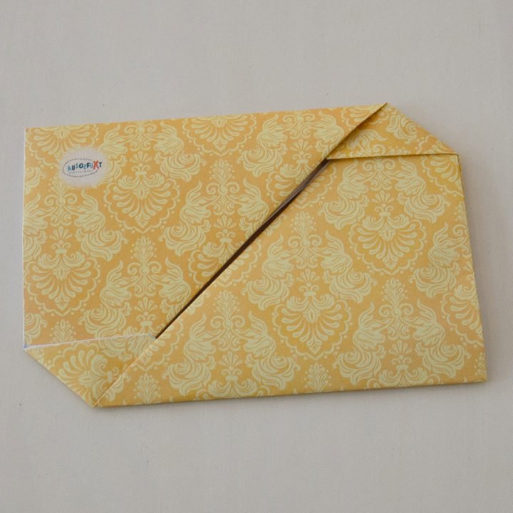 Briefumschlag falten: Anleitung und Druckvorlage - AUSGEFUXT