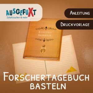 Forschertagebuch basteln - Anleitung und Druckvorlage