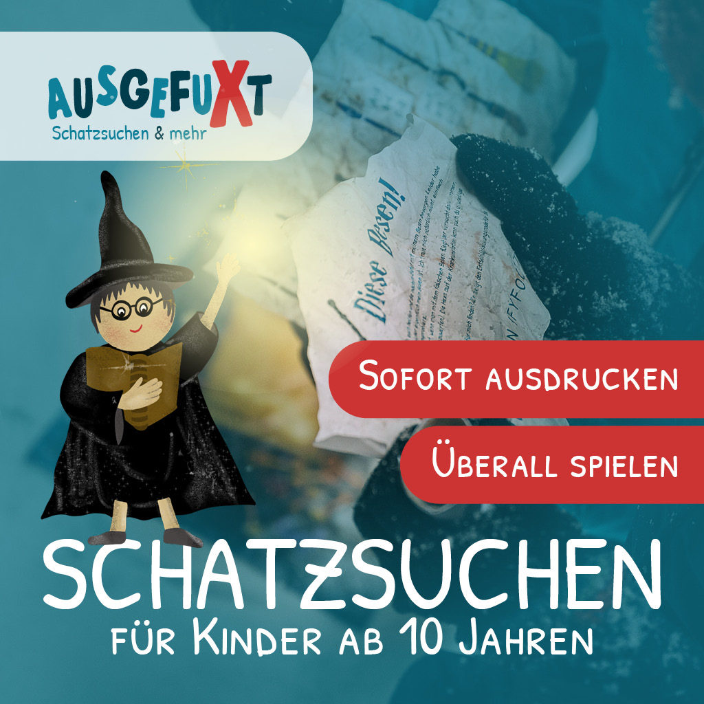 Schatzsuchen zum Kindergeburtstag für Kinder ab 10 Jahren