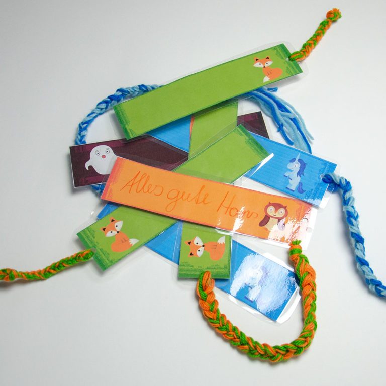 Lesezeichen basteln - Druckvorlagen - AUSGEFUXT