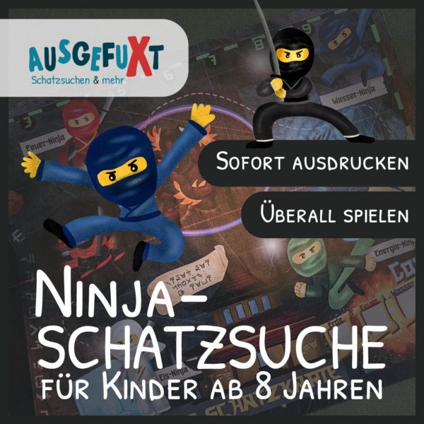Ninja-Schatzsuche „Kampf der Elemente“