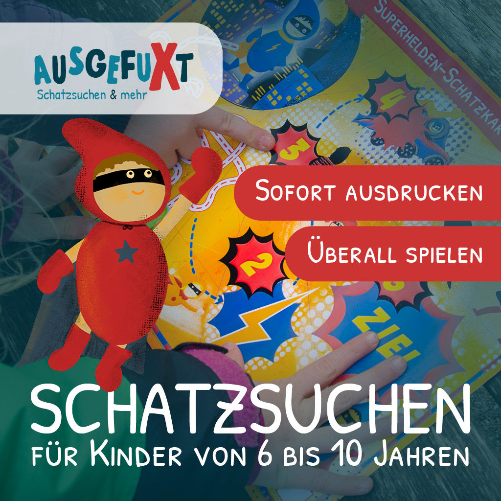 Schatzsuchen zum Kindergeburtstag fÃ¼r Kinder ab 6 Jahren