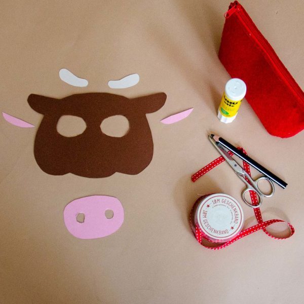  Tiermasken basteln - 8 tolle Vorlagen - AUSGEFUXT Bildidee 