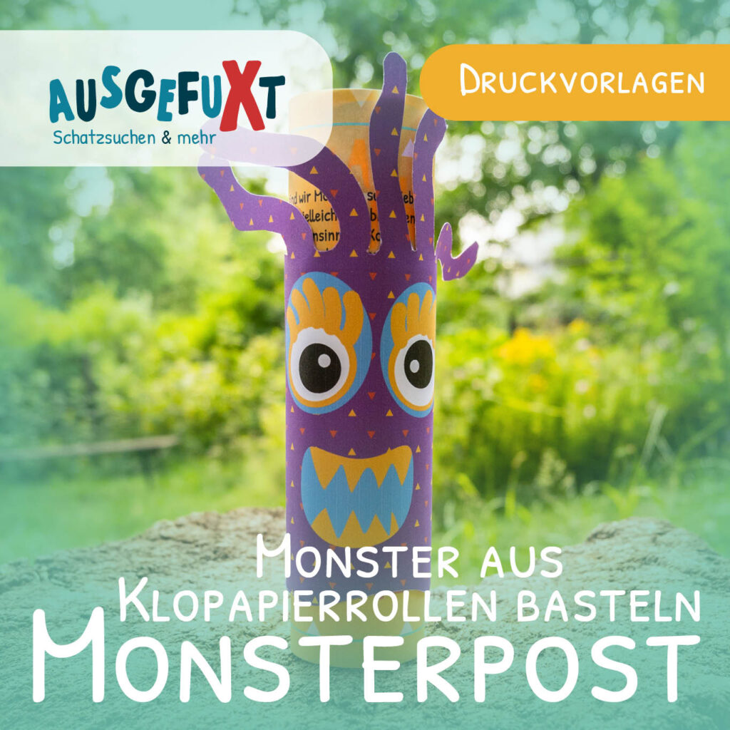 Monster aus Klopapierrollen basteln - Die Monsterpost