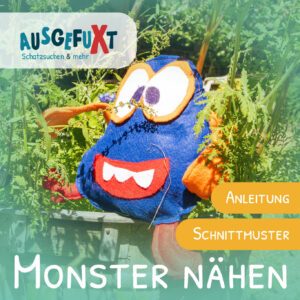Monster nähen - Anleitung und Schnittmuster