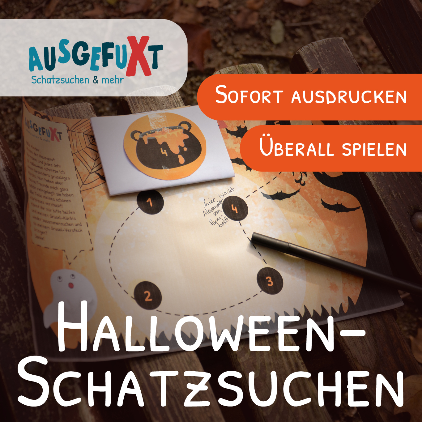 Halloween-Schatzsuchen