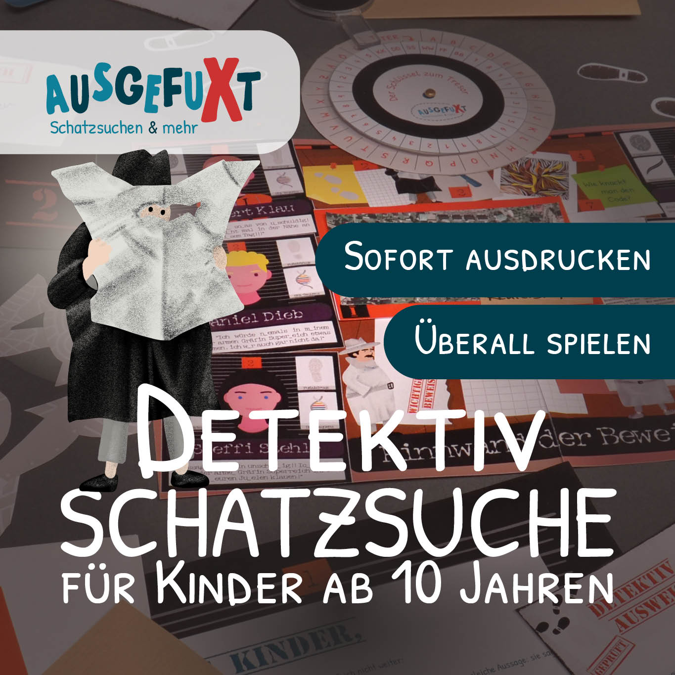 Detektiv-Schatzsuche „Der Juwelenraub” Detektiv-Schatzsuche „Der Juwelenraub”
