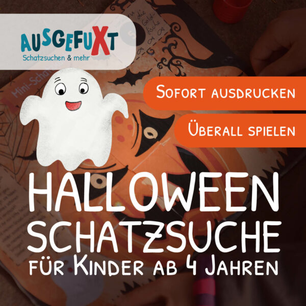 Mini-Halloween-Schatzsuche: „Herman sucht den Kürbis“
