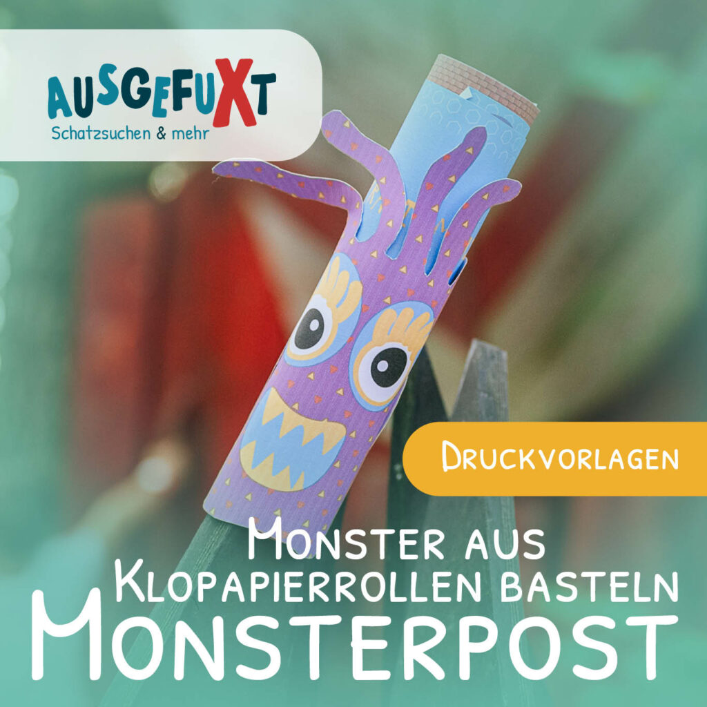 Monster aus Klopapierrollen basteln - Die Monsterpost