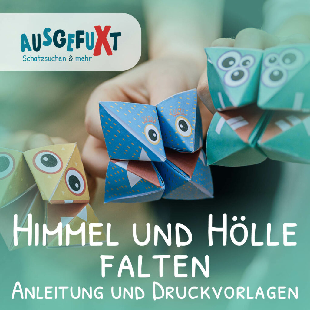 Faltanleitung und Spielregeln: Himmel und HÃ¶lle