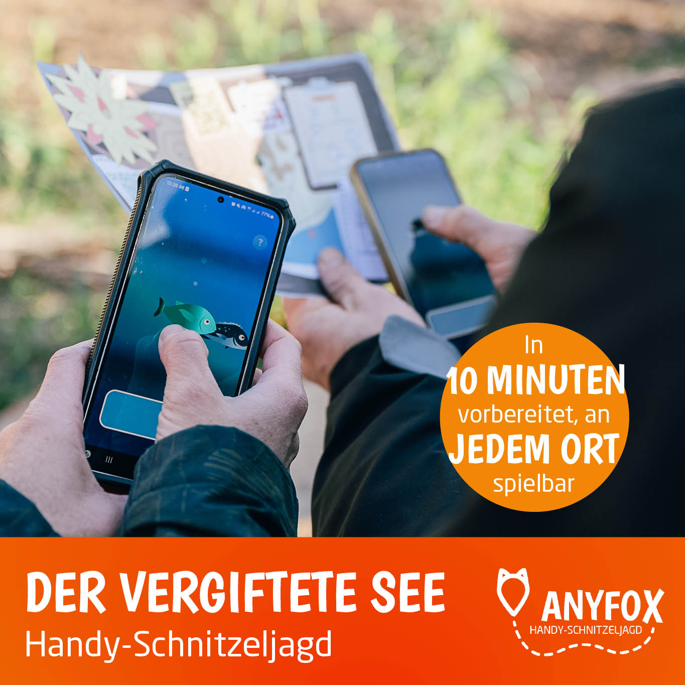 Handy-Schnitzeljagd â€žDer vergiftete Seeâ€œ