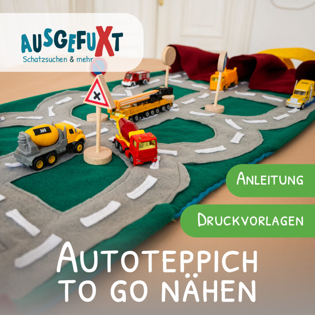 Autoteppich „to go“ nähen - Anleitung und Straßenvorlage Autoteppich âto goâ nähen - Anleitung und StraÃenvorlage