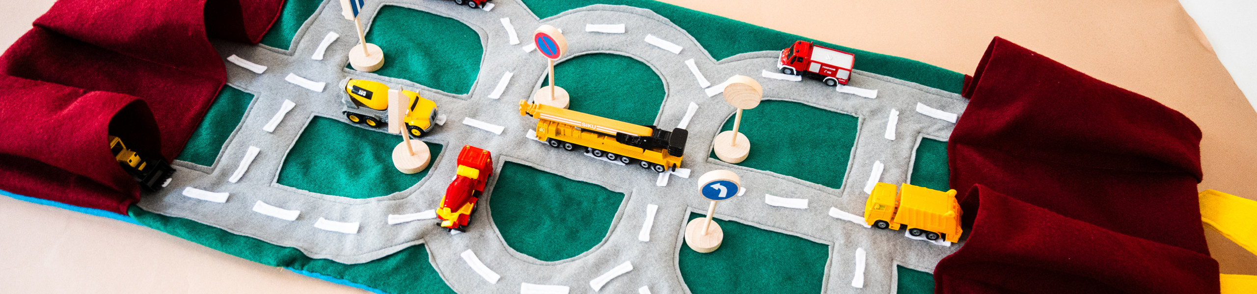 Autoteppich â€žto goâ€œ nÃ¤hen - Anleitung und StraÃŸenvorlage