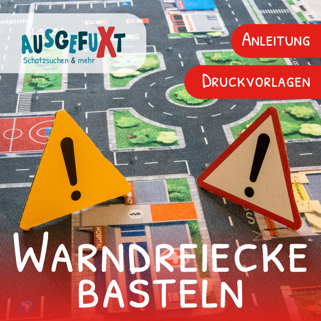 Warndreieck basteln - Druckvorlage & Anleitungen