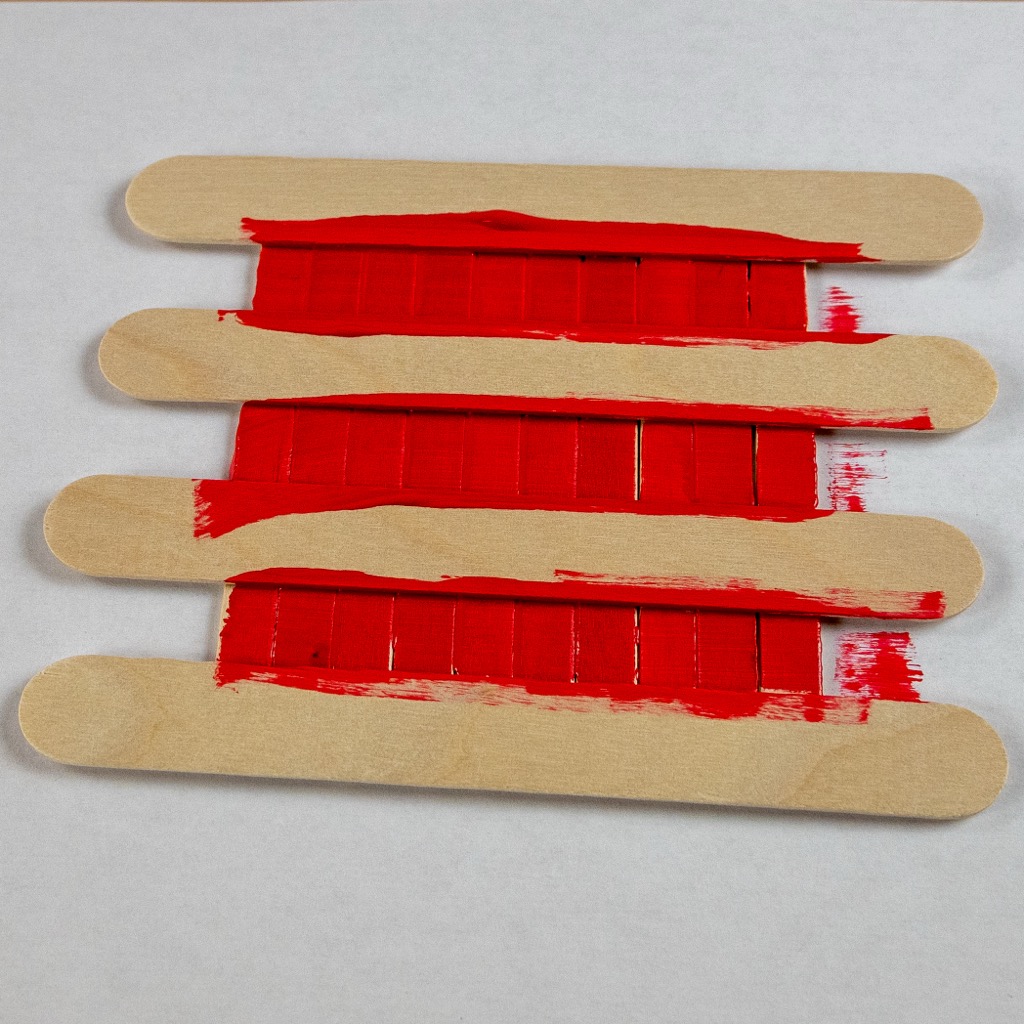 Die Absperrungen anmalen