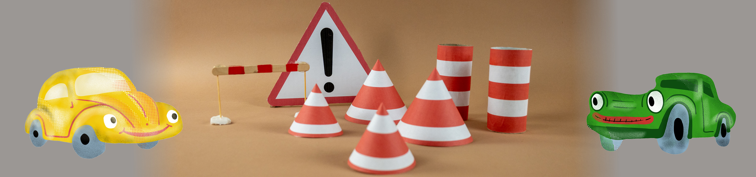 Absperrungen & Pylonen basteln Absperrungen & Pylonen basteln