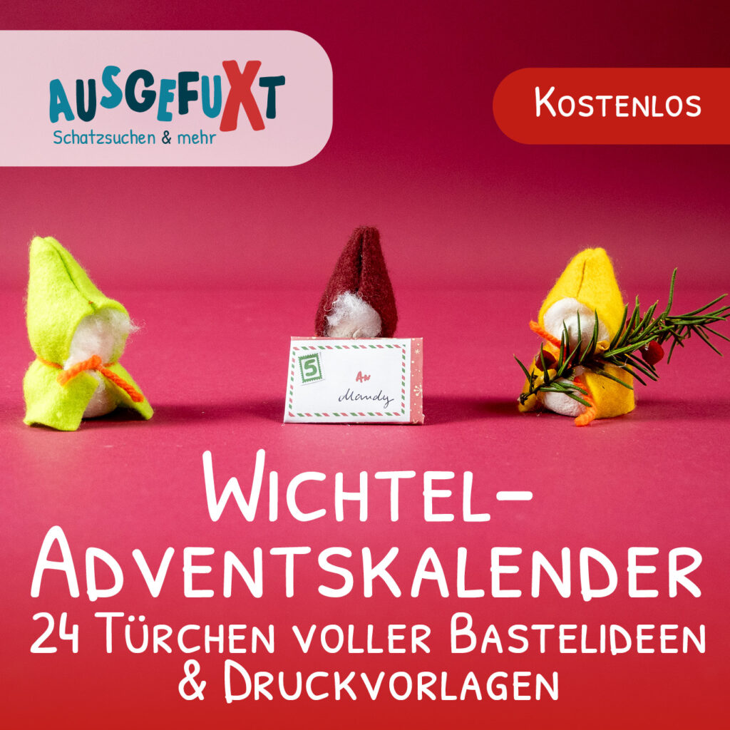 Ein zauberhafter Wichtel-Adventskalender: 24 TÃ¼rchen voller Bastelideen & Druckvorlagen