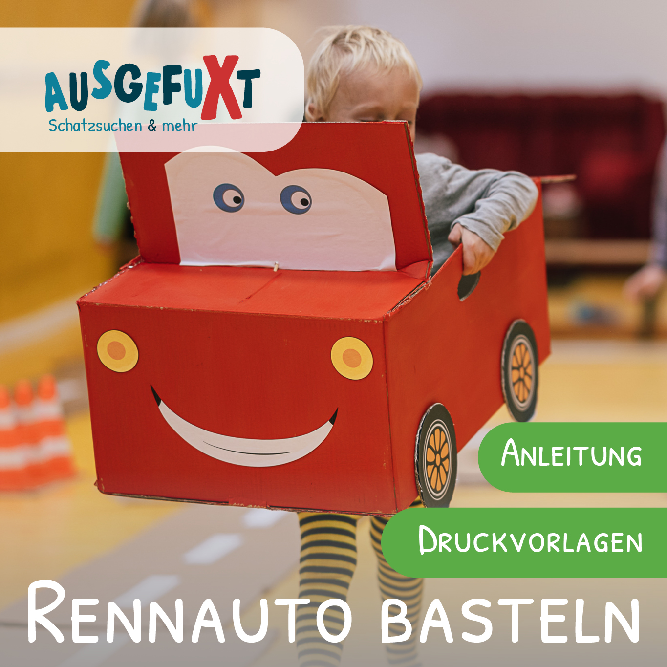 Ein rasantes Rennauto basteln - Zum Einsteigen und Losflitzen