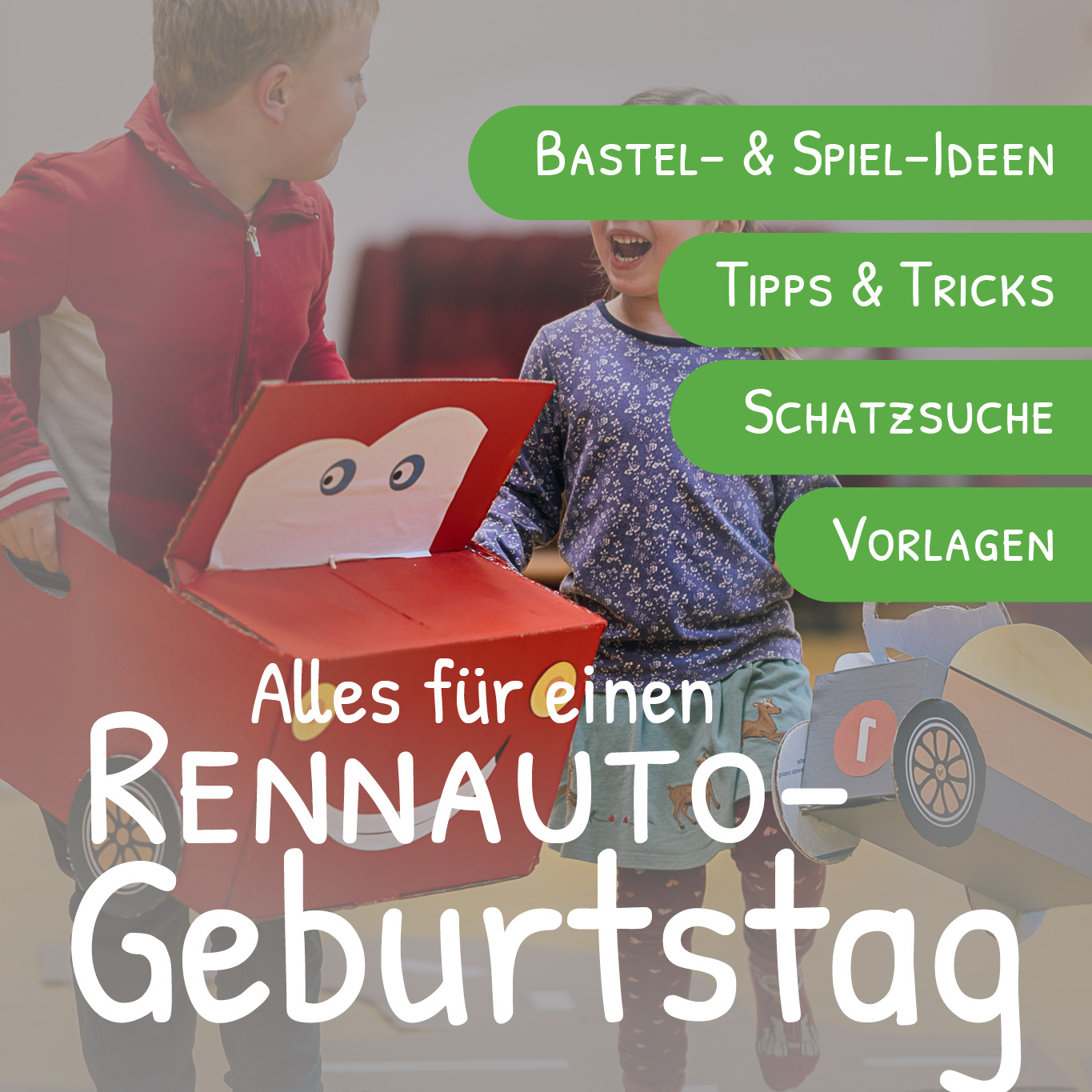 Kindergeburtstag mit Autorennen – Ideen, Spiele & Deko für kleine Rennfahrer*innen