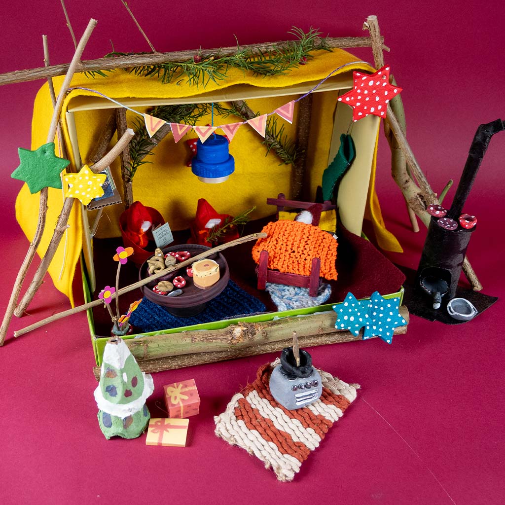 Sternendeko für das Wichtelhaus basteln Sternendeko für das Wichtelhaus basteln