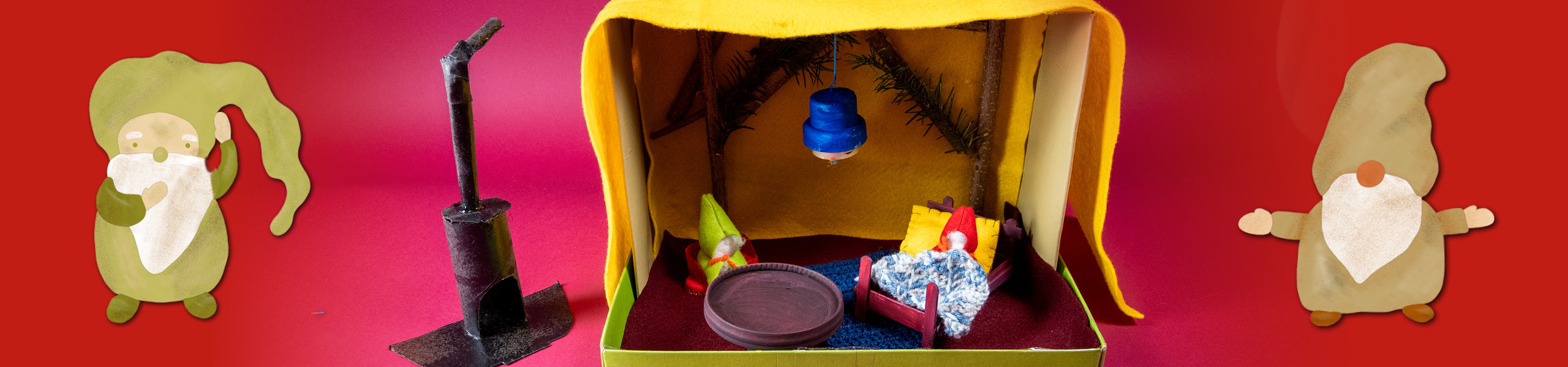 Wichtelhaus basteln â€“ mit vielen MÃ¶belideen zum Selbermachen