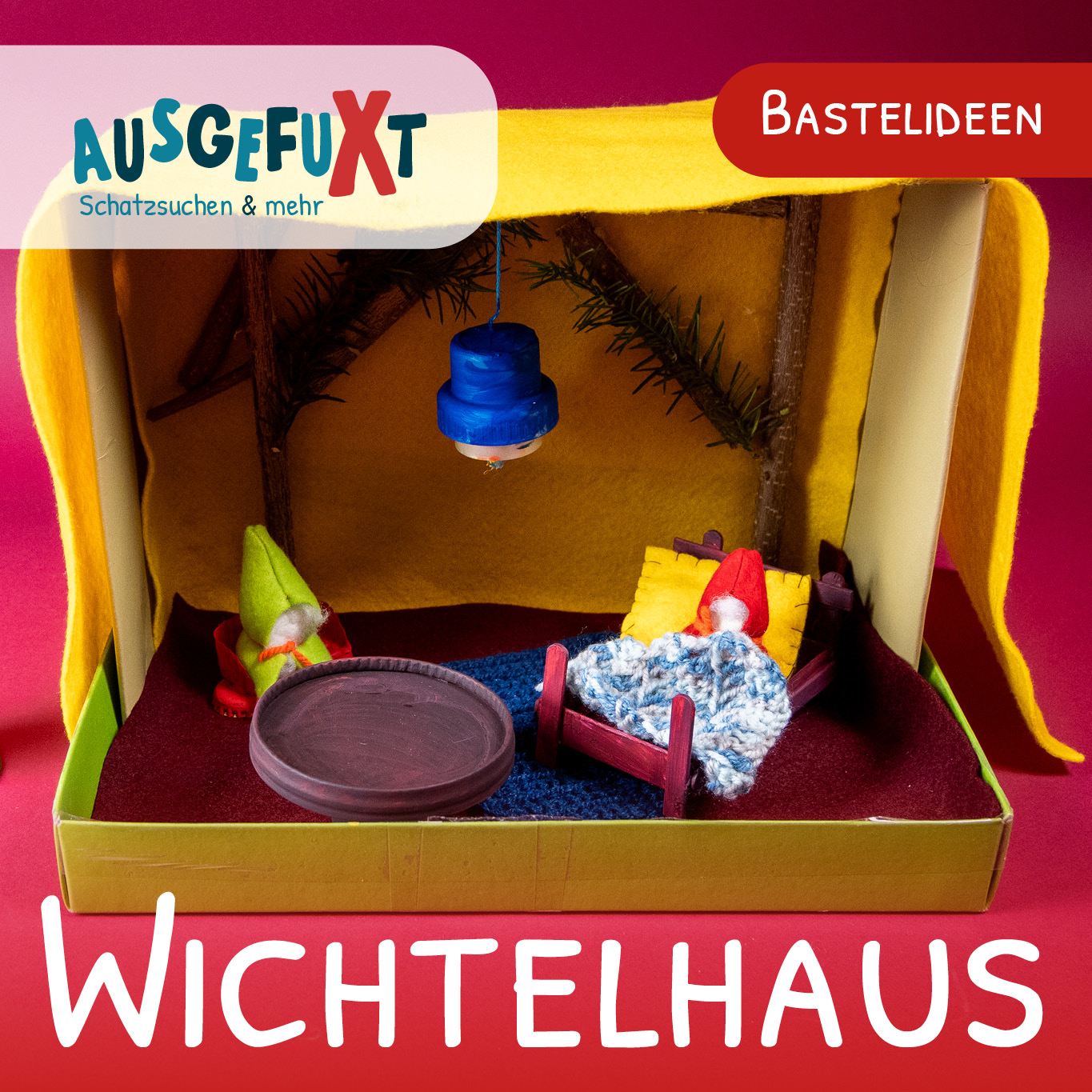 Wichtelhaus basteln – mit vielen Möbelideen zum Selbermachen