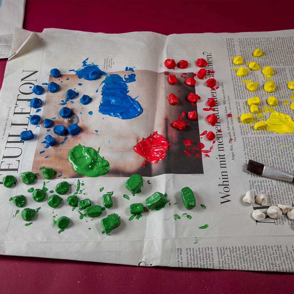 Die Spielfiguren einfärben