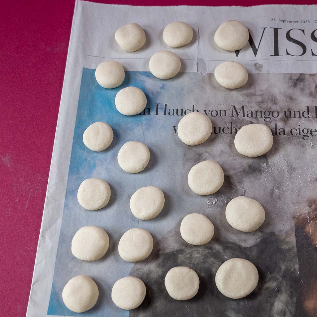 Die Mühle-Steine formen