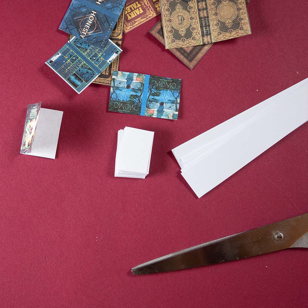 Die Buchseiten basteln Die Buchseiten basteln