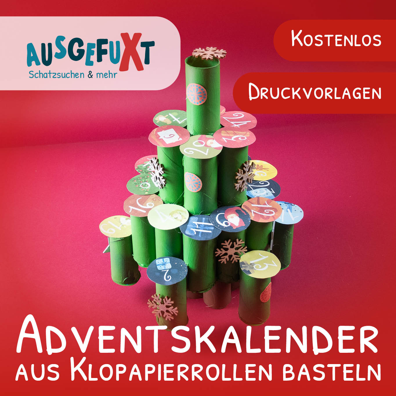 Adventskalender aus Klopapierrollen basteln – 5 kreative DIY-Ideen Adventskalender aus Klopapierrollen basteln – 5 kreative DIY-Ideen