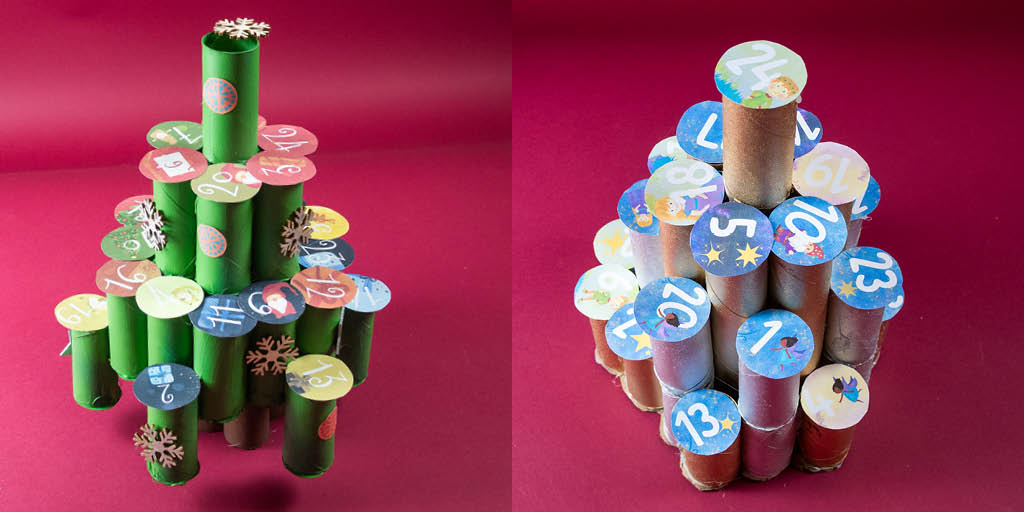 Adventskalender aus Klopapierrollen basteln – 5 kreative DIY-Ideen Adventskalender aus Klopapierrollen basteln â 5 kreative DIY-Ideen