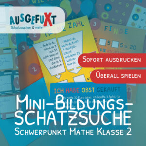 Mini-Bildungs-Schatzsuche „VerfliXte Rolle“ Klasse 2