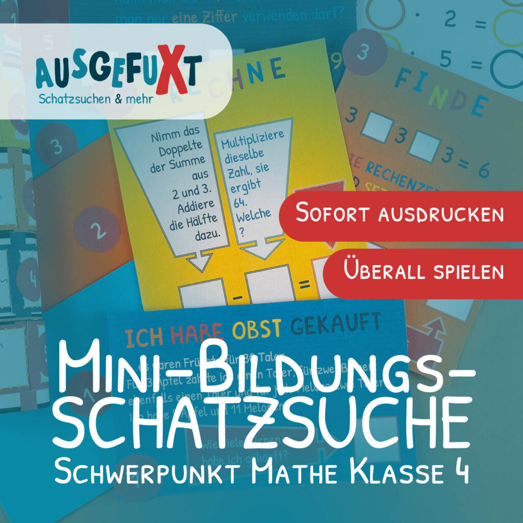Mini-Bildungs-Schatzsuche „VerfliXte Rolle“ Klasse 4 Mini-Bildungs-Schatzsuche „VerfliXte Rolle“ Klasse 4