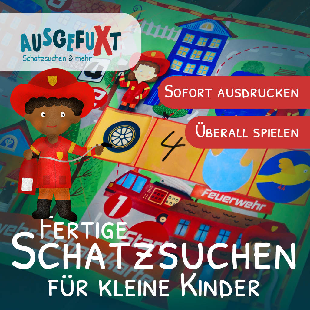 Fertige Schatzsuchen zum Kindergeburtstag für kleine Kinder Fertige Schatzsuchen zum Kindergeburtstag für kleine Kinder